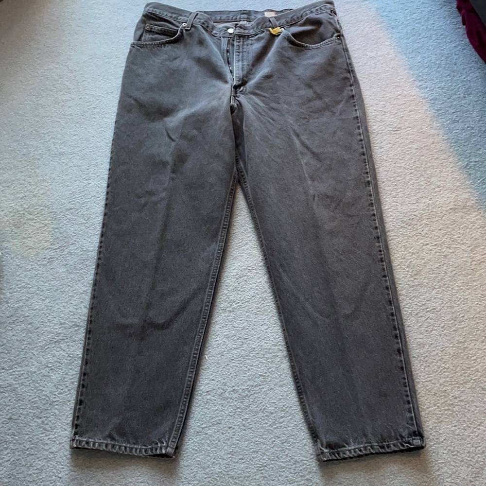 Brittania grey black size 40/30 relaxed fit jean